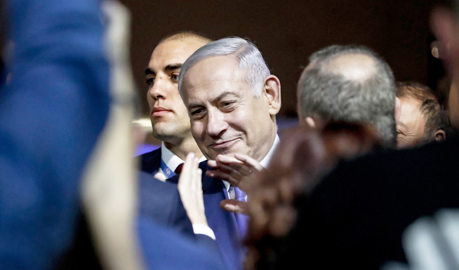 Netanyahu himself, in a campaign pledge just three days before polling day, pledged to begin annexing settlements in the occupied West Bank. (AFP)