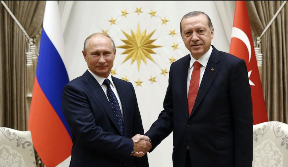 Russian President Vladimir Putin and his Turkish counterpart Tayyip Erdogan called for a ceasefire in Libya. (AFP/File Photo)
