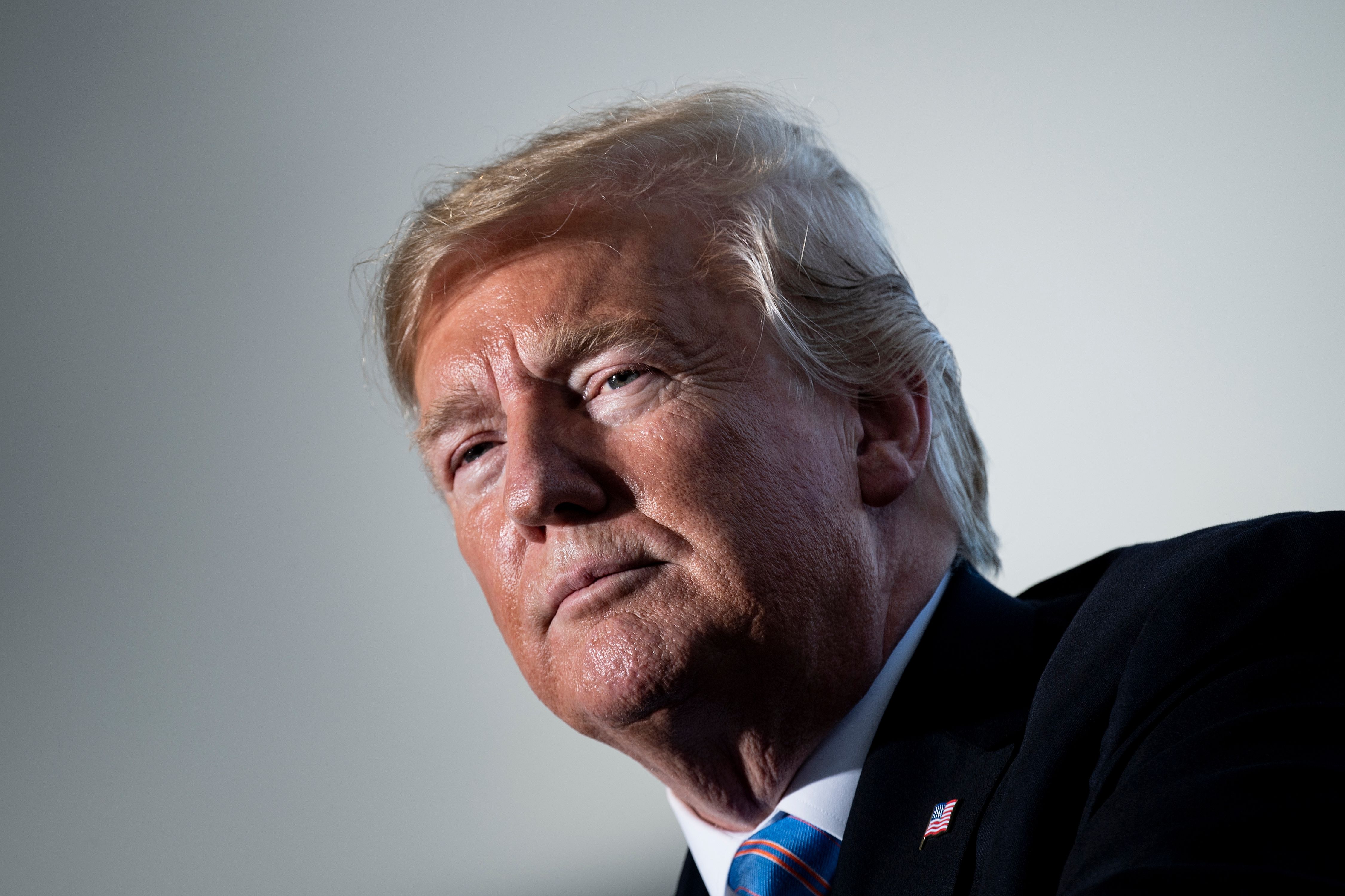 US President Donald Trump tweeted on Sunday that if Tehran “wants to fight” it will be the “official end of Iran” in a stern warning to the Iranian regime about its activities. (AFP)
