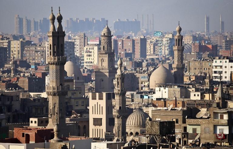 Egypt will grant residency permits to foreigners who invest at least $100,000 in the country’s property market. Above, a panorama of the Egyptian capital, Cairo. (AFP)