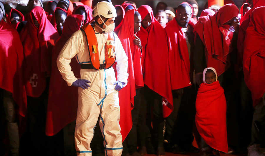 So far this year 104,506 migrants have arrived by sea in Europe and 2,075 have perished. (Reuters)