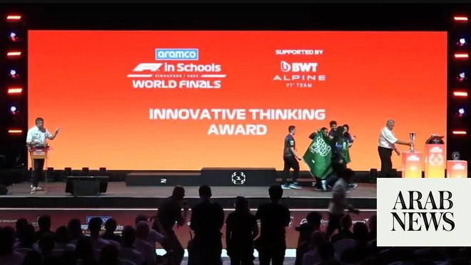 Driving ambition: Young Saudis win at Formula 1 for Schools World Finals