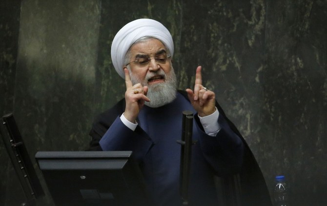 Iran's Rouhani says U.S. oil sanctions will fail in practice