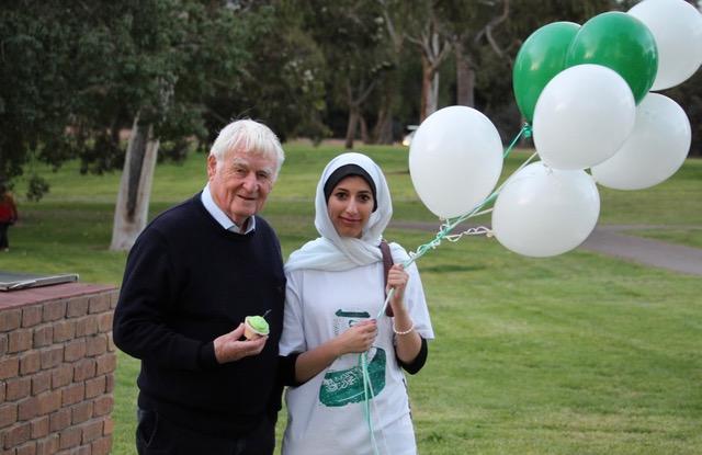 Saudi female students in Adelaide celebrate National Day in public