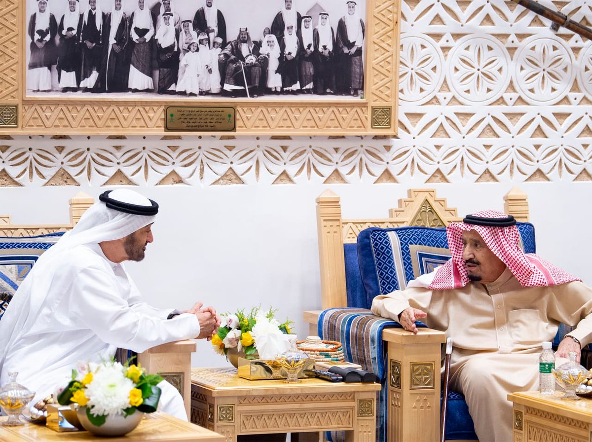 King Salman receives Abu Dhabi Crown Prince Sheikh Mohammed bin Zayed Al-Nahyan
