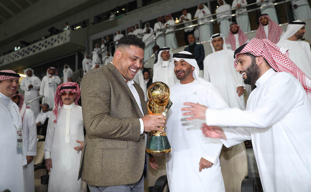 Brazil Legend Ronaldo Attends Arab Club Champions Cup Final In Al Ain Arab News