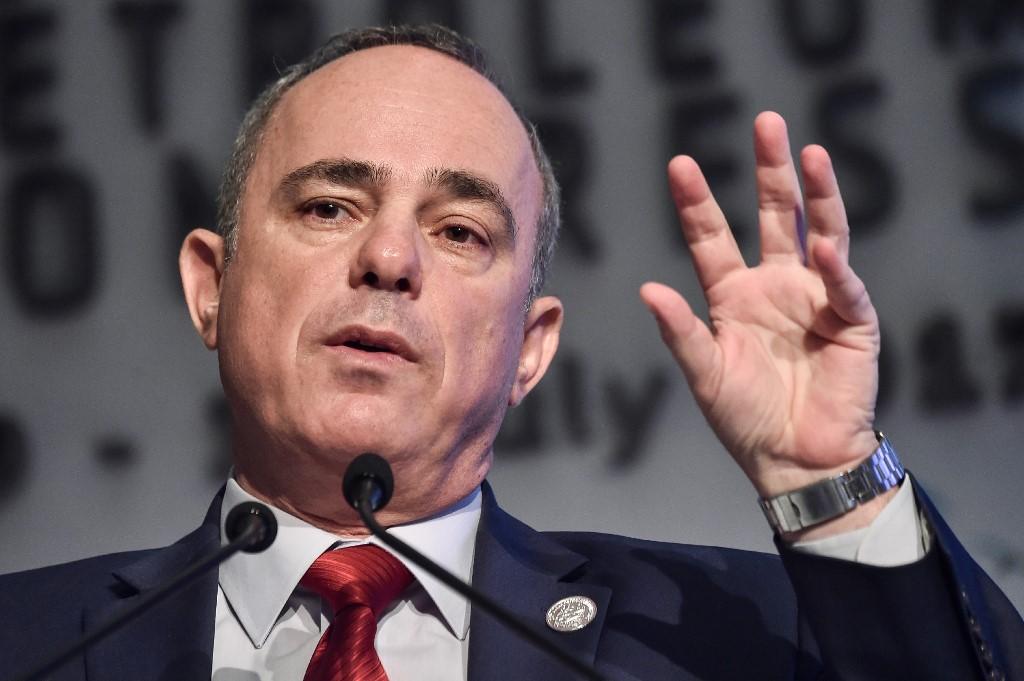 Israel’s energy minister Yuval Steinitz is also a member of Prime Minister Benjamin Netanyahu’s security cabinet. (AFP)