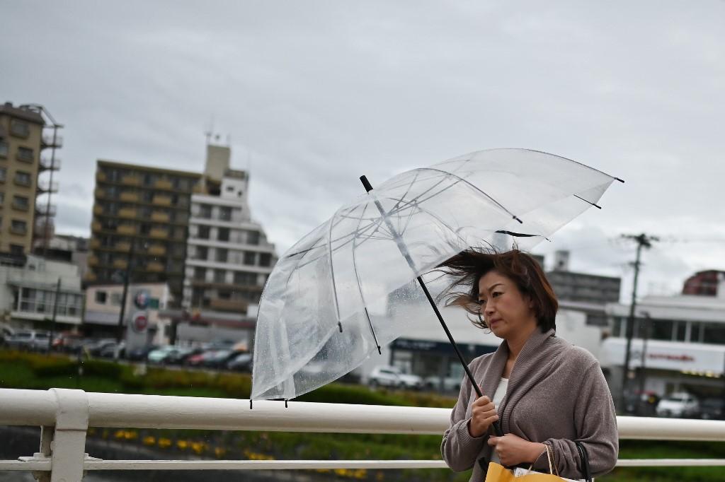 Hagibis is forecast to be the first storm rated “very strong” to hit the main island of Honshu since the category system was introduced in 1991. (File/AFP)
