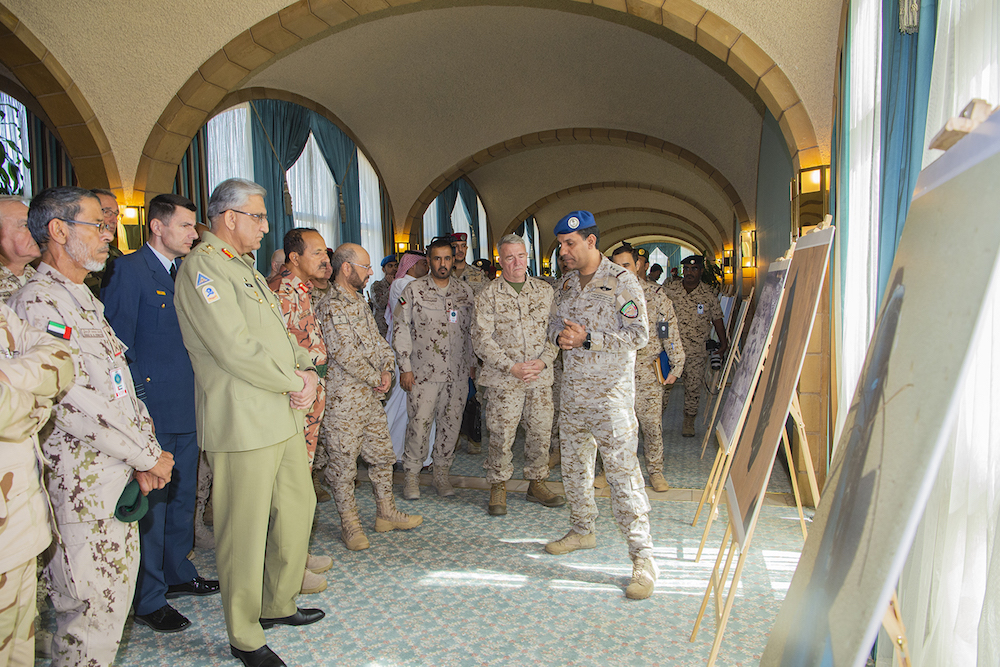 Representatives from more than 60 countries including Israel but not Iran met in Bahrain on Monday to discuss maritime security following attacks on tankers in the Gulf and Saudi oil installations. (SPA)