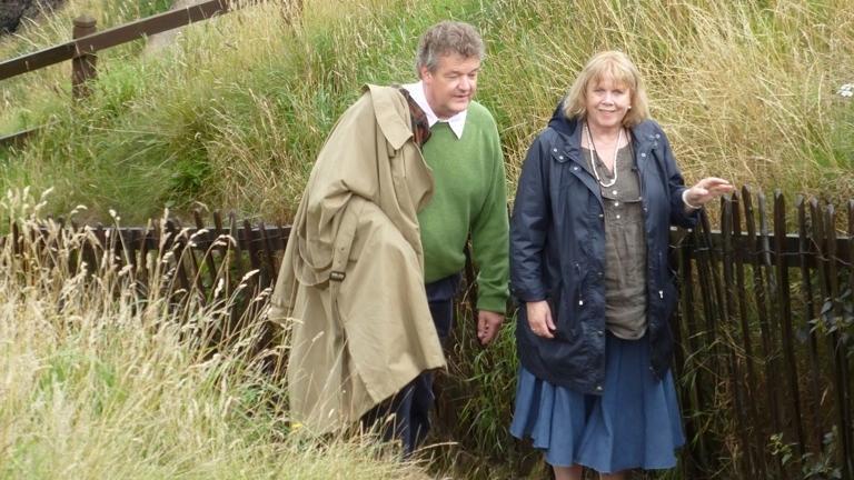 Francis Matthew and his wife Jane were prominent members of the United Arab Emirates’ large British expatriate community. (Courtesy of Peter Manning via AP)