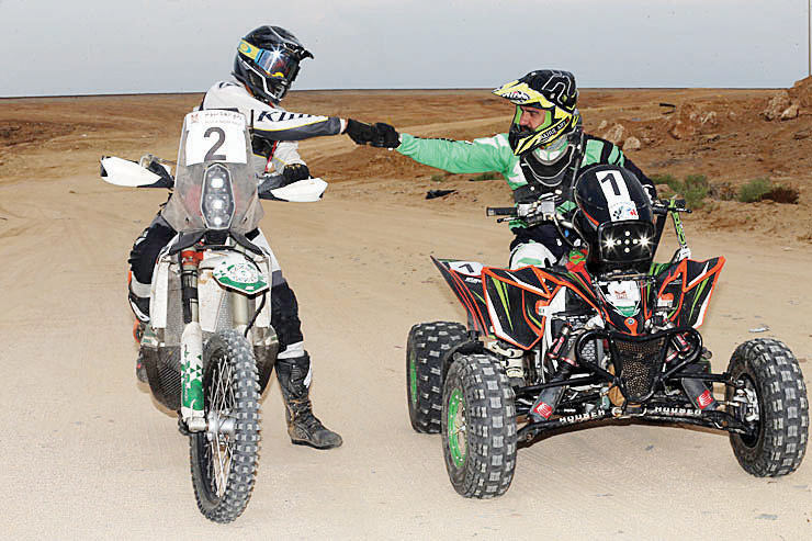 Mishal Alghuneim and Abdulmajeed Al-Khulaifi. (Photo/ Supplied)