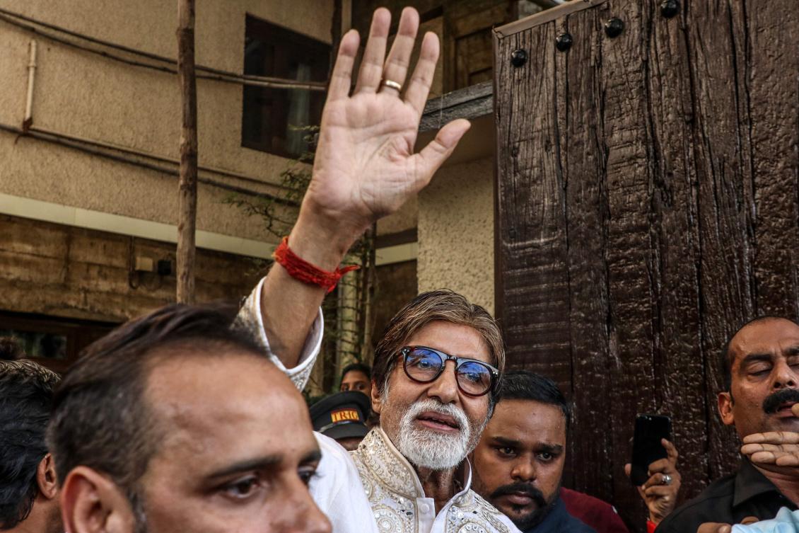 Bollywood veteran megastar Amitabh Bachchan, 77, has tested positive for COVID-19 and was admitted to hospital on July 11, 2020, in his hometown of Mumbai, he said on Twitter, calling for those close to him to get tested. (File/AFP)