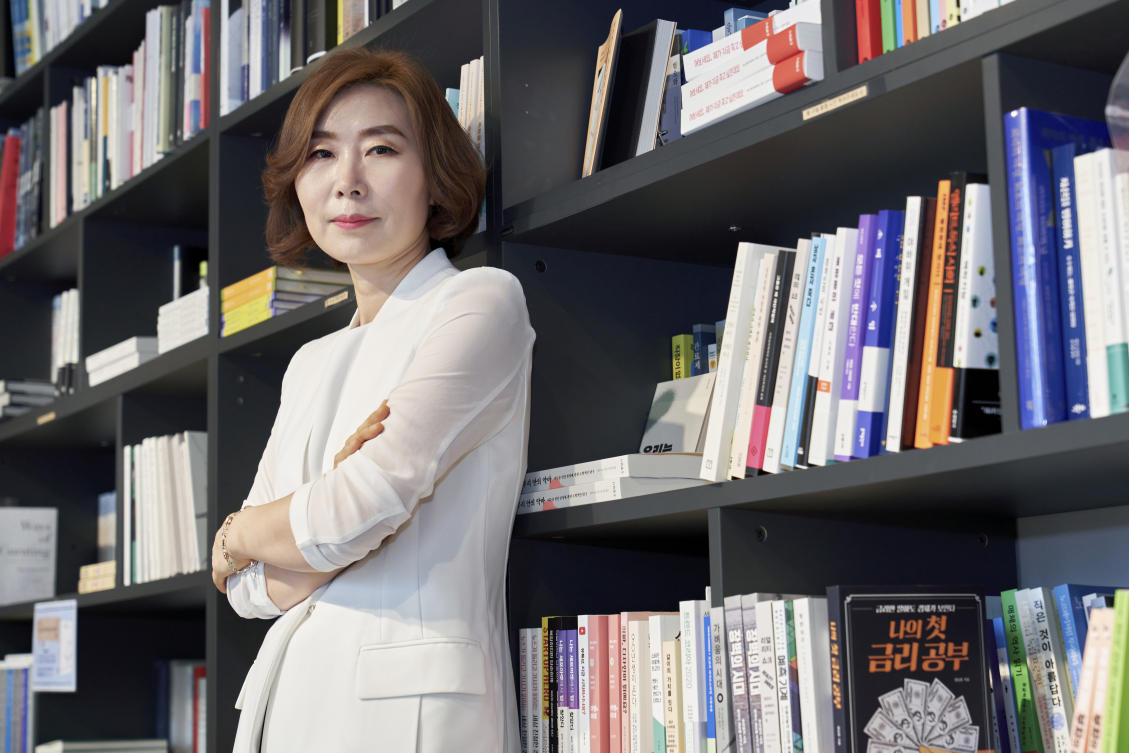 Jung Hee-sook, an organizing consultant in South Korea, at her office in Guri, Gyeonggi Province. (Supplied)