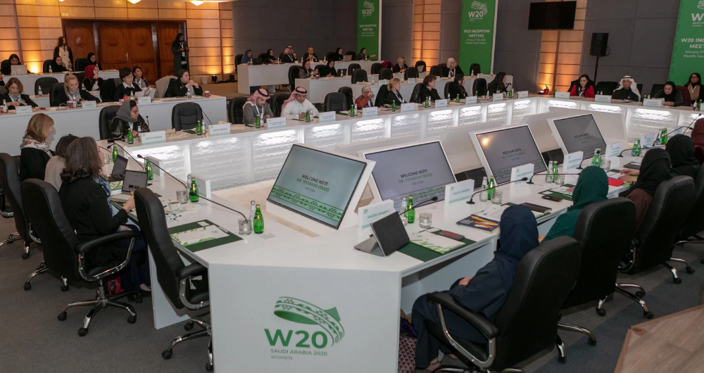 The W20 troika will gather virtually on Saturday to mark the successful culmination of the Kingdom’s W20 presidency and officially transfer the leadership role to the Italians. (Social media) The W20 troika will gather virtually on Saturday to mark the successful culmination of the Kingdom’s W20 presidency and officially transfer the leadership role to the Italians. (Social media)