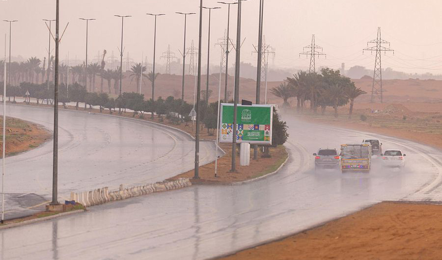 People have been urged to stay away from valleys and other low-lying areas. (SPA)