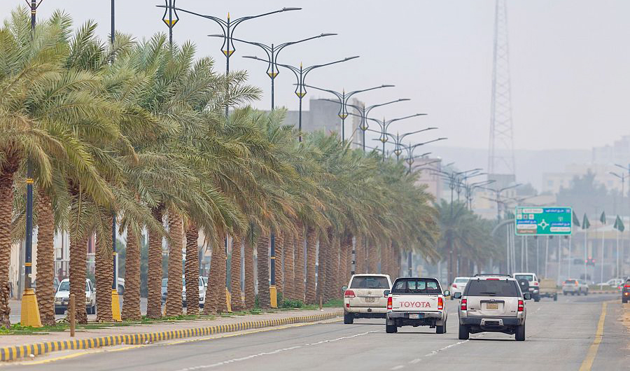 People have been urged to stay away from valleys and other low-lying areas. (SPA)