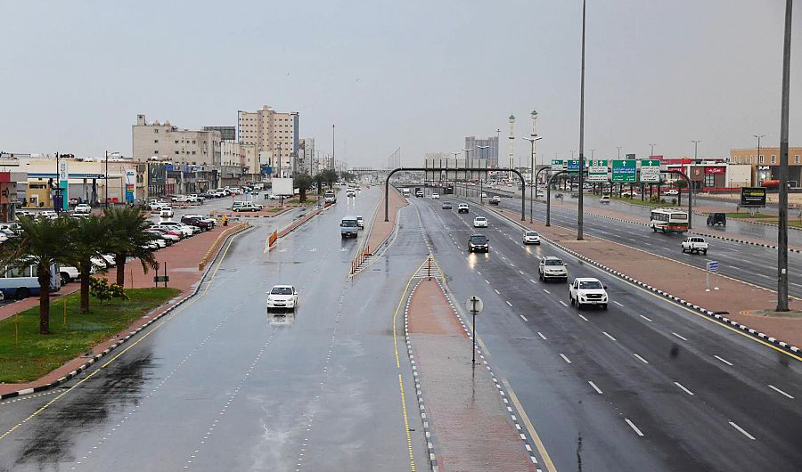 People have been urged to stay away from valleys and other low-lying areas. (SPA)