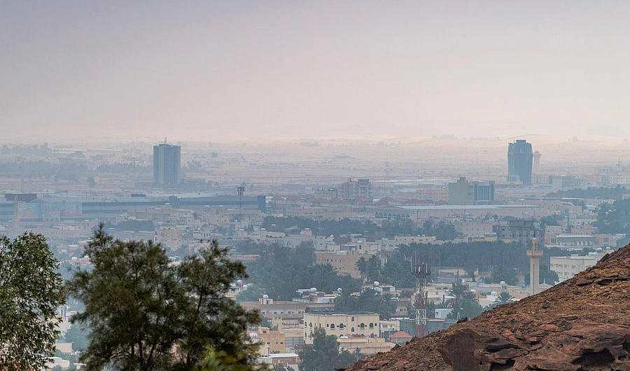 People have been urged to stay away from valleys and other low-lying areas. (SPA)