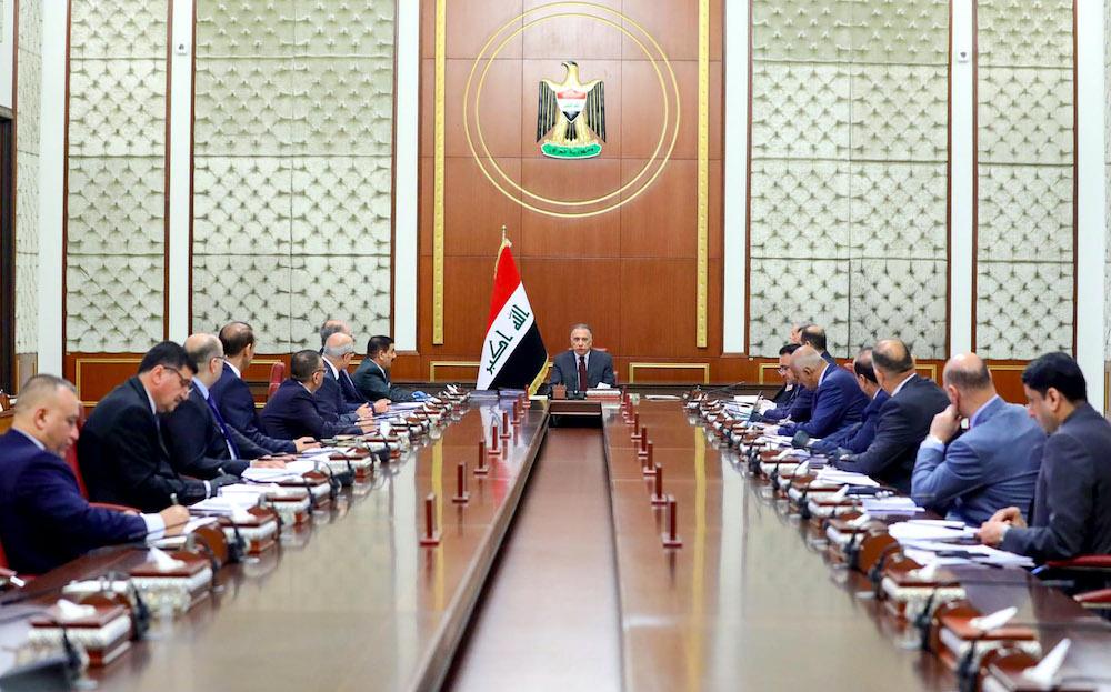  Iraq’s cabinet approved a 2021 draft budget of 150 trillion Iraqi dinars ($103 billion). (File/AFP)