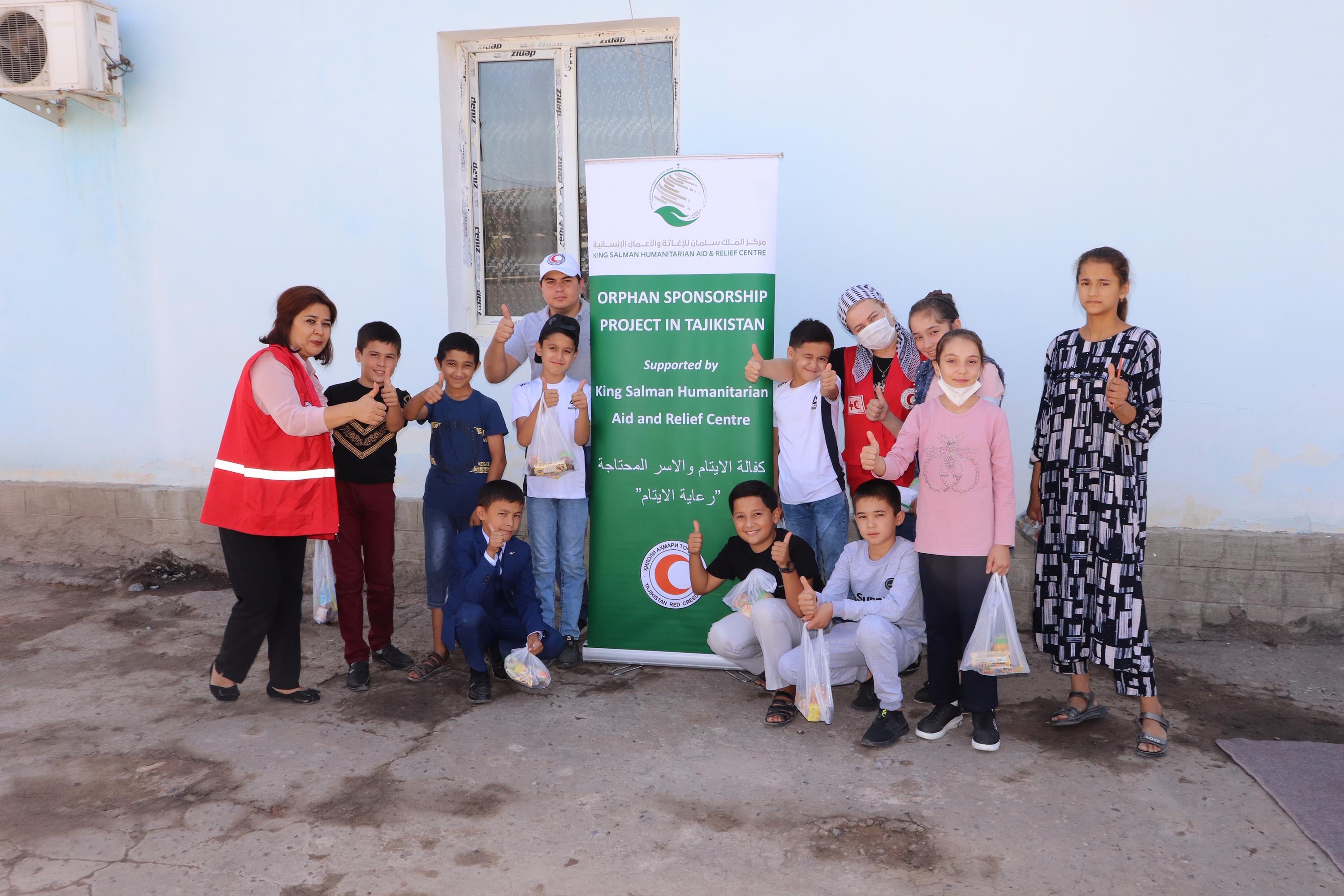 The aid agency is helping orphans and needy families in the Khalton district of Tajikistan. (SPA) The aid agency is helping orphans and needy families in the Khalton district of Tajikistan. (SPA)