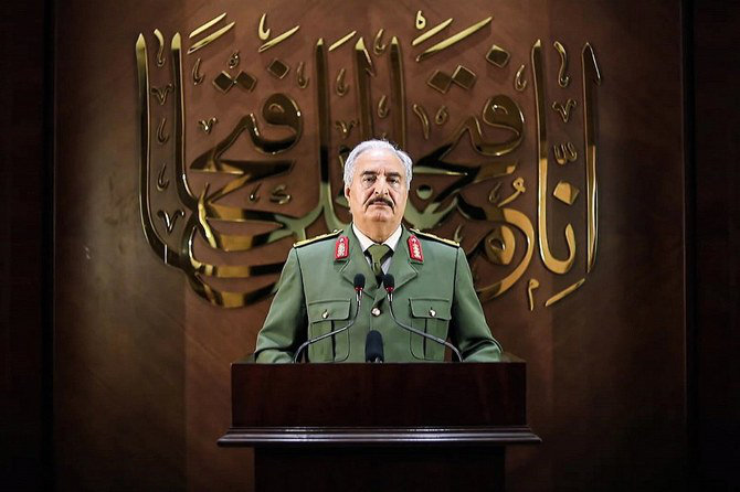Gen. Khalifa Haftar, commander of the eastern-based Libya National Army. (AFP)