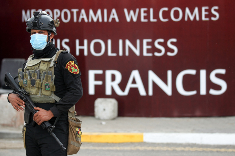 Interior Ministry special forces and the army will set up a security cordon around the pope wherever he goes. (AFP)