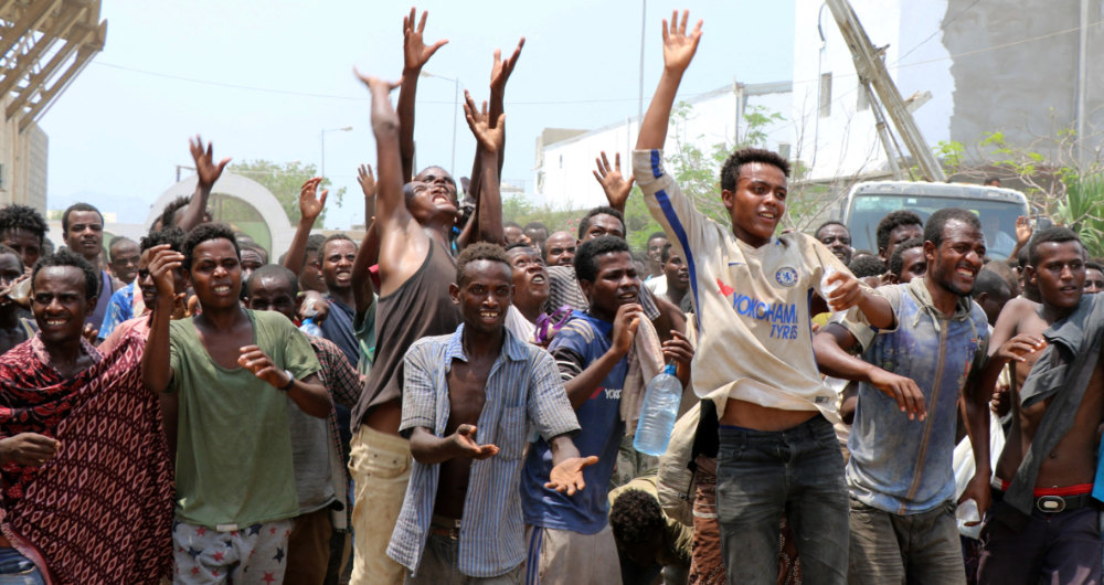 The narrow waters between the Horn of Africa and Yemen have been a popular migration route despite Yemen's ongoing conflict. (AFP/File)