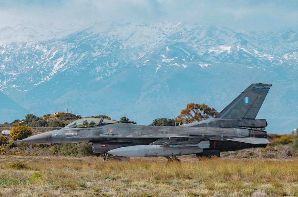 The “Falcon Eye 1” exercise took place at the Souda Air Force Base in Greece. (Saudi Ministry of Defense) The “Falcon Eye 1” exercise took place at the Souda Air Force Base in Greece. (Saudi Ministry of Defense)
