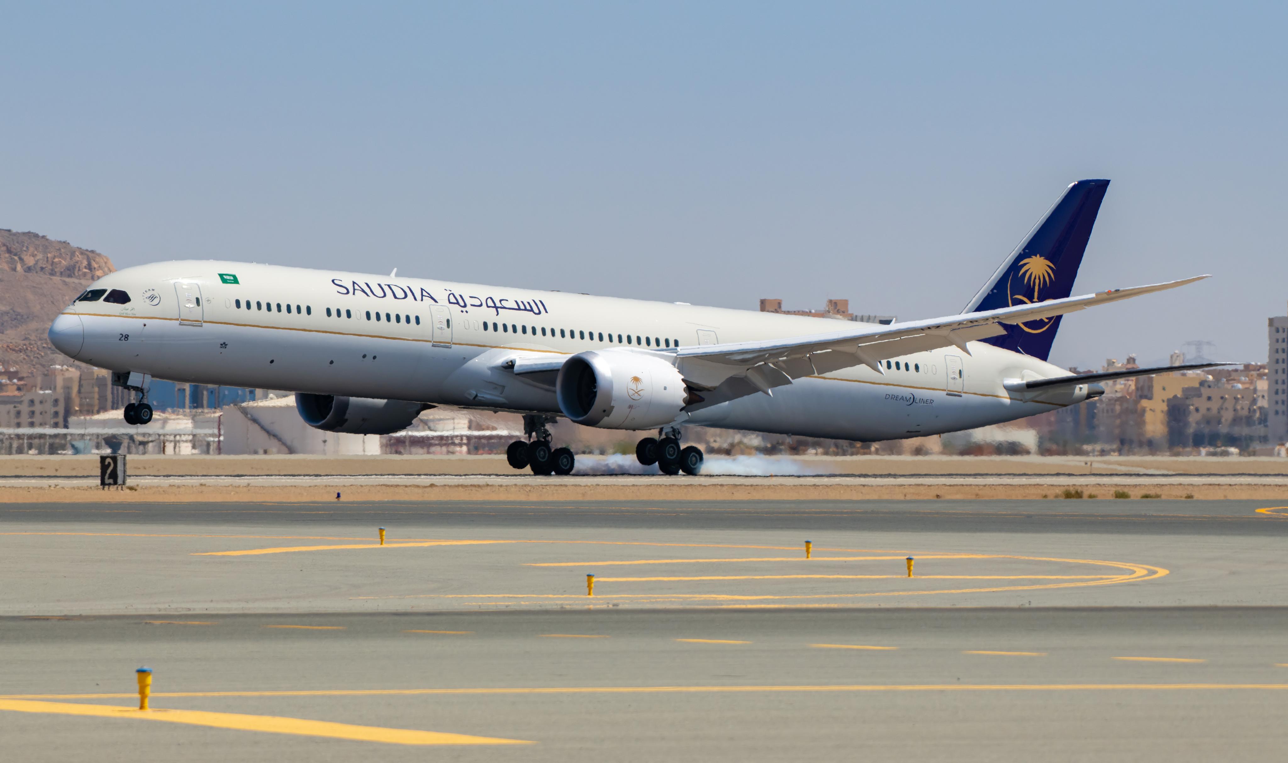 The financing will cover orders for Saudi Arabian Airlines jets including more Boeing 787 Dreamliners. (Saudi Arabian Airlines)