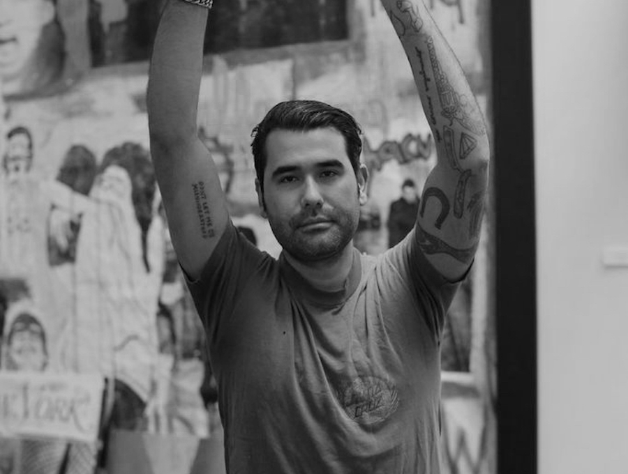 Portrait of Venezuelan-born painter Harif Guzman. Supplied