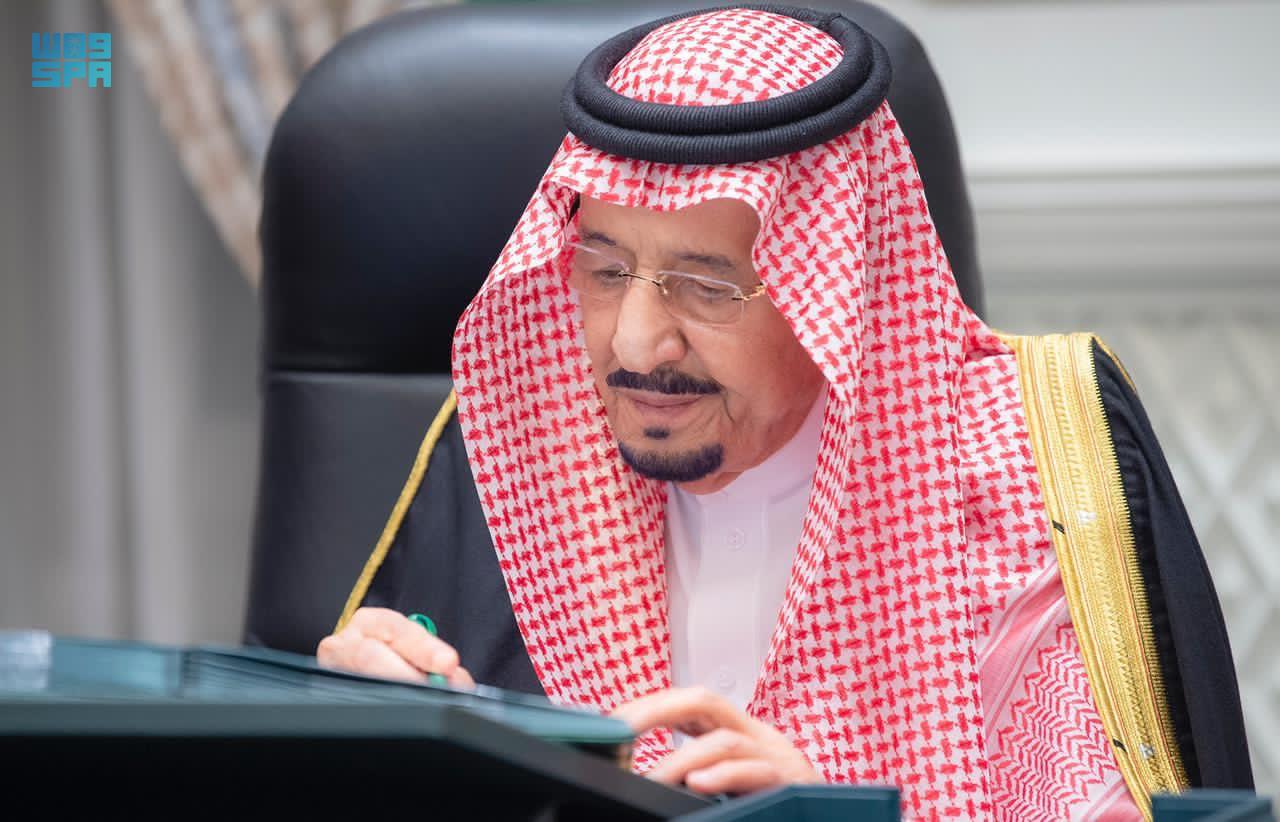 Saudi Arabia’s Council of Ministers held its weekly meeting chaired by King Salman virtually from NEOM. (SPA)