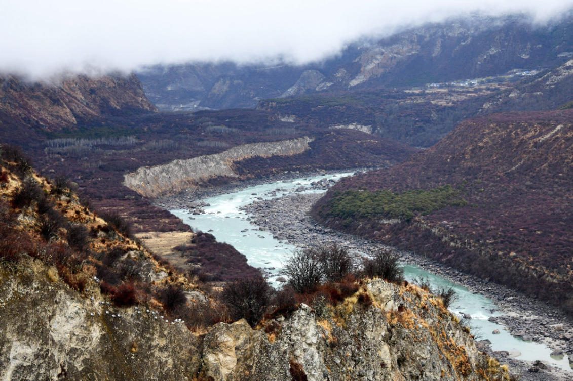 The Yarlung Zangbo Grand Canyon in Nyingchi city, in China's western Tibet Autonomous Region. (AFP)