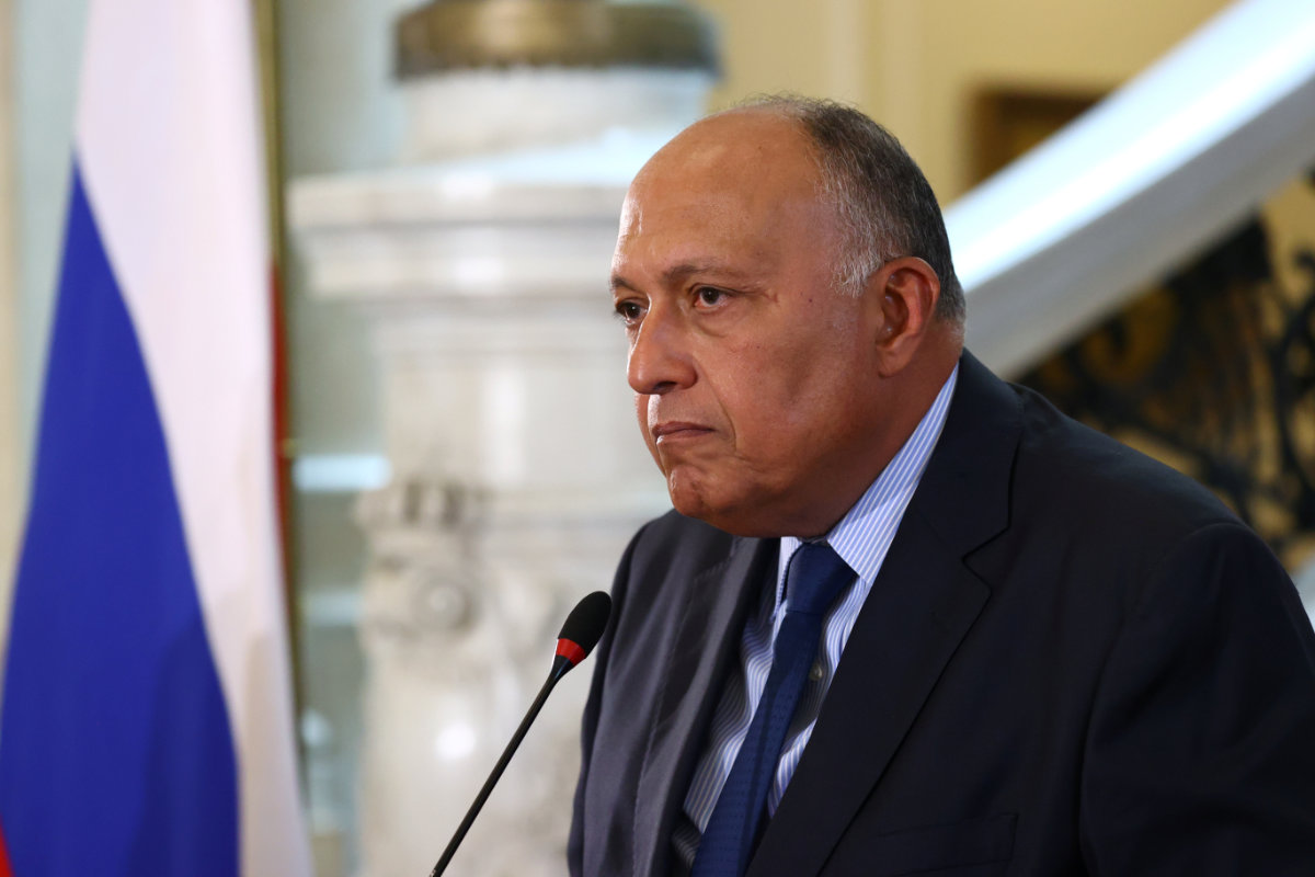 Egyptian Foreign Minister Sameh Shoukry. (Reuters) 