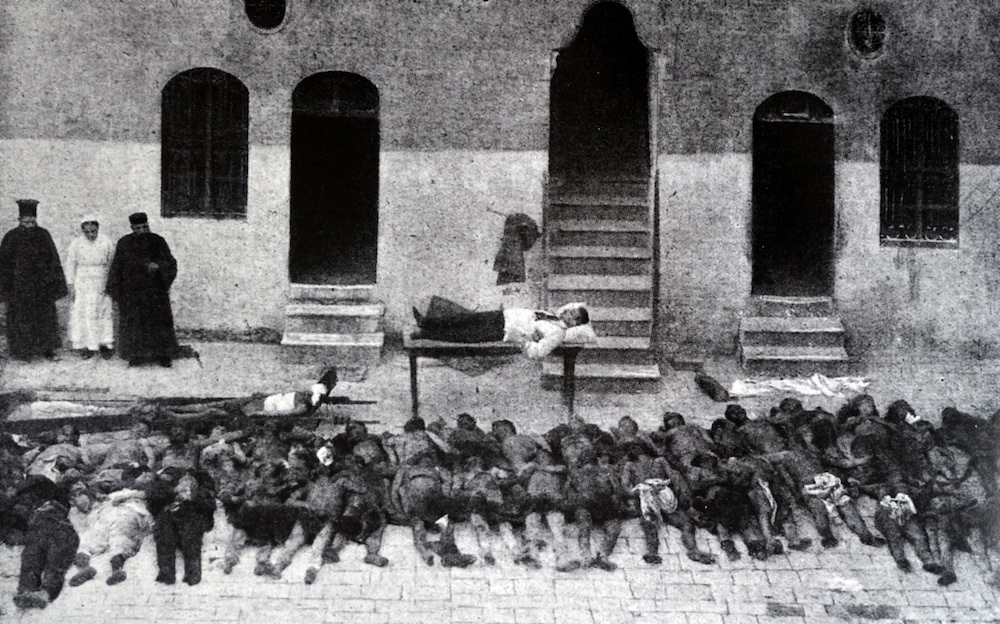 The atrocities started with the arrest of Armenian intellectuals in Constantinople in 1915 and continued with a centralized program of deportations, murder, pillage and rape until 1923. (AFP/Getty Images/File Photo)