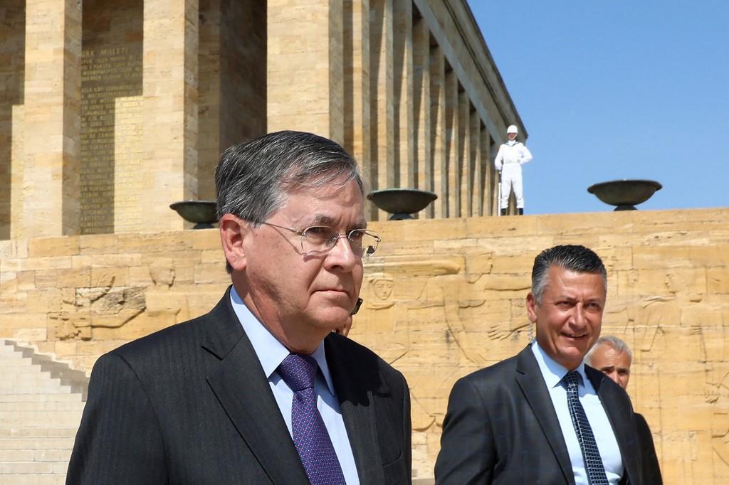 US ambassador to Turkey David Satterfield was summoned by Turkey’s foreign ministry to express Ankara’s strong condemnation. (AFP)