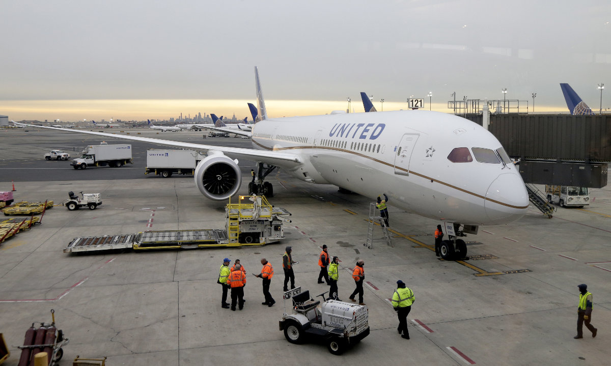 Federal safety officials are directing operators of some Boeing planes to adopt extra procedures when landing on wet or snowy runways near impending 5G service. (AP Photo/Seth Wenig, File) 