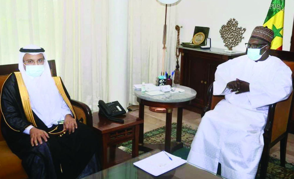 Saudi envoy meets president of the National Assembly of Senegal. (Supplied)