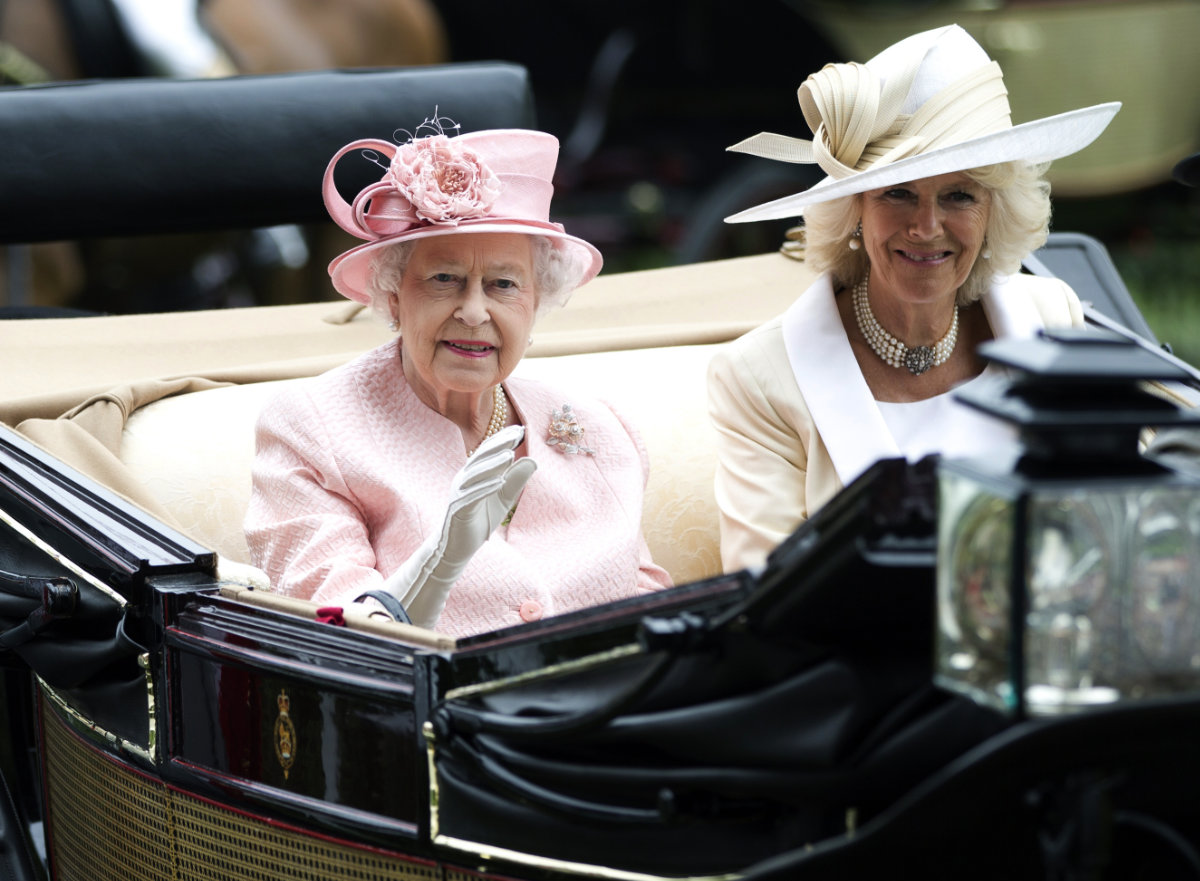 Britain's Queen Elizabeth II has offered her support to have the Duchess of Cornwall (right) become Queen Camilla in due time. (AP file photo)