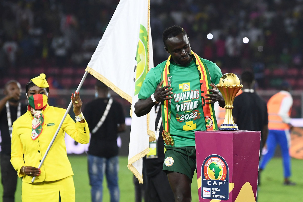 Afcon 21 Final Star Mane Wins Top Individual Award Arab News