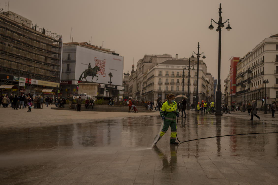 Saharan dust storm covers Spain, spreads out across Europe Arab News
