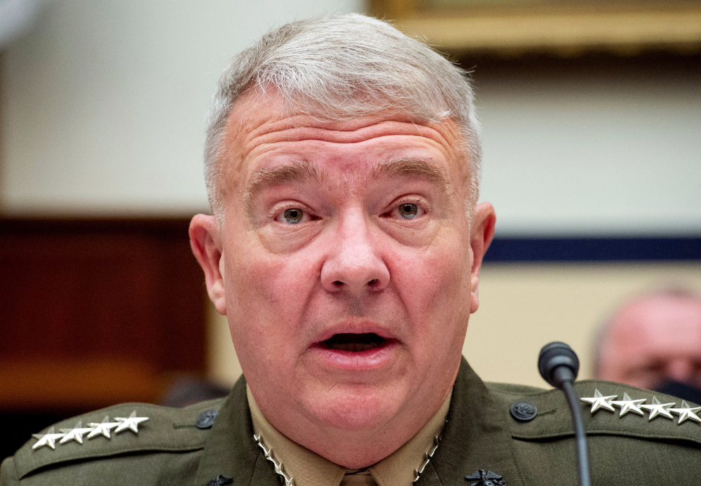 General Frank McKenzie, USMC Commander, U.S. Central Command. (REUTERS file photo)