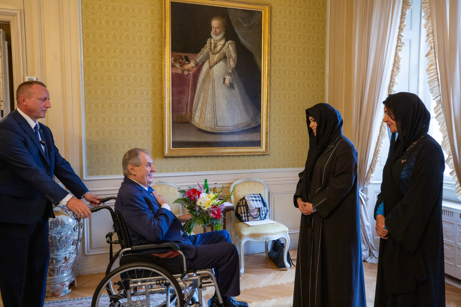 Latifa bint Mohammed discusses ways to enhance cultural cooperation with Czech President