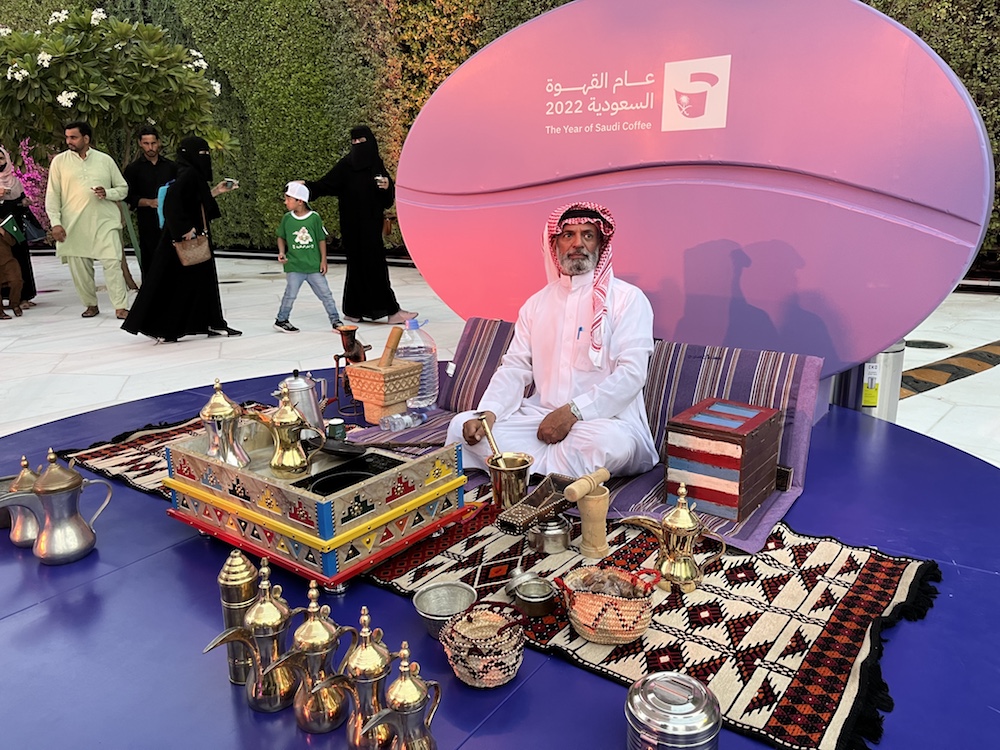 Coffee is hitting the spotlight at Ithra’s Cultural Oasis to celebrate Saudi Arabia’s National Day. (AN Photo/Jasmine Bager)