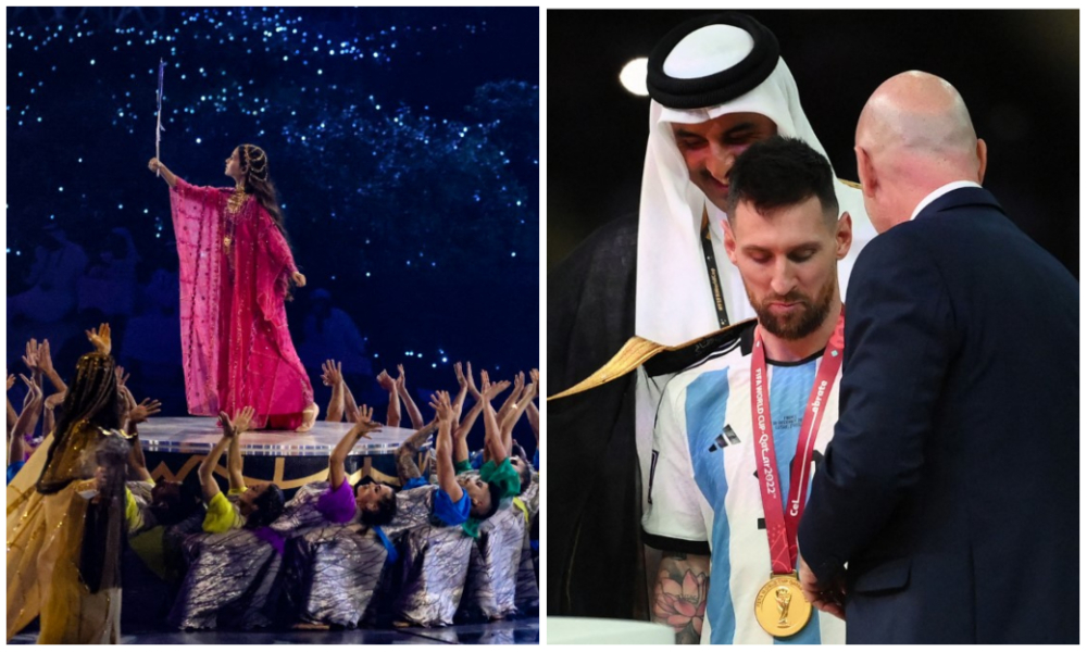 Emirati and Qatari officials shared their countries’ insights and lessons learned from hosting Expo 2020 and the 2022 FIFA World Cup at the WGS. (File/AFP)