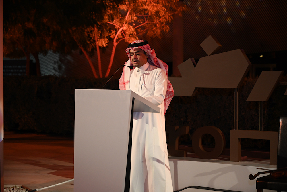 Director of the Dammam Culture and Arts Association, Yousef Al-Harbi. (Ahmed Al-Thani)