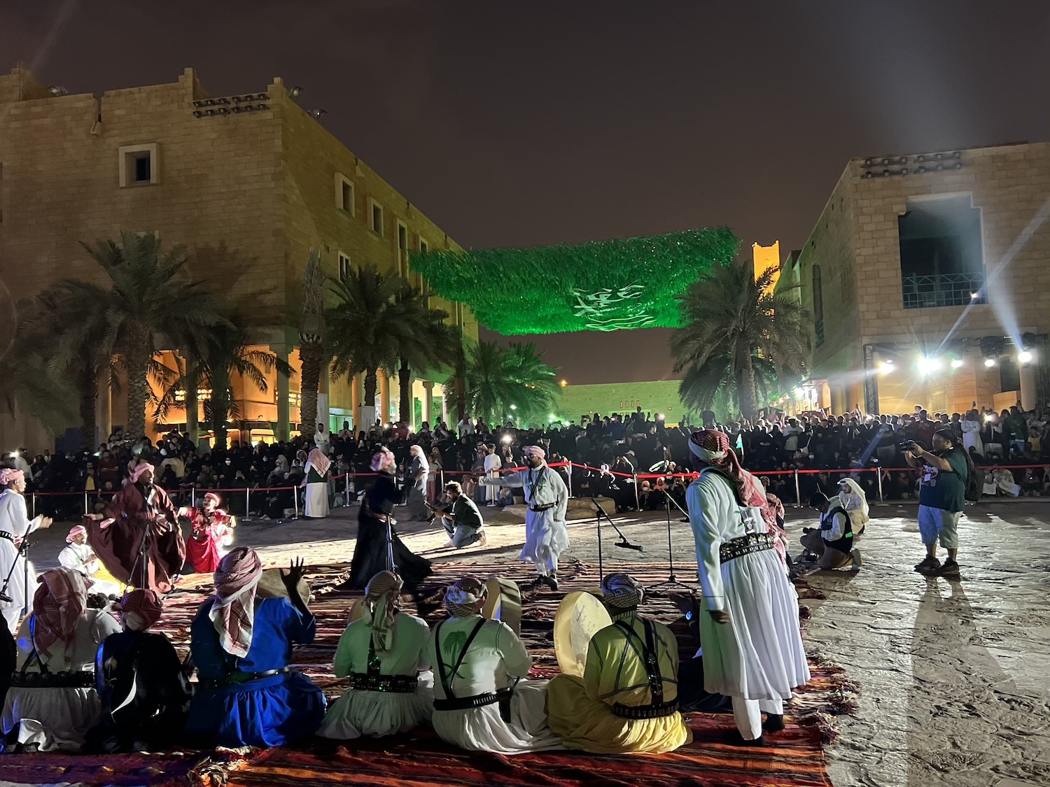 Saudi Flag Day, organized by the Ministry of Culture, also features theater performances as the Kingdom takes pride in its history and culture. (Supplied)