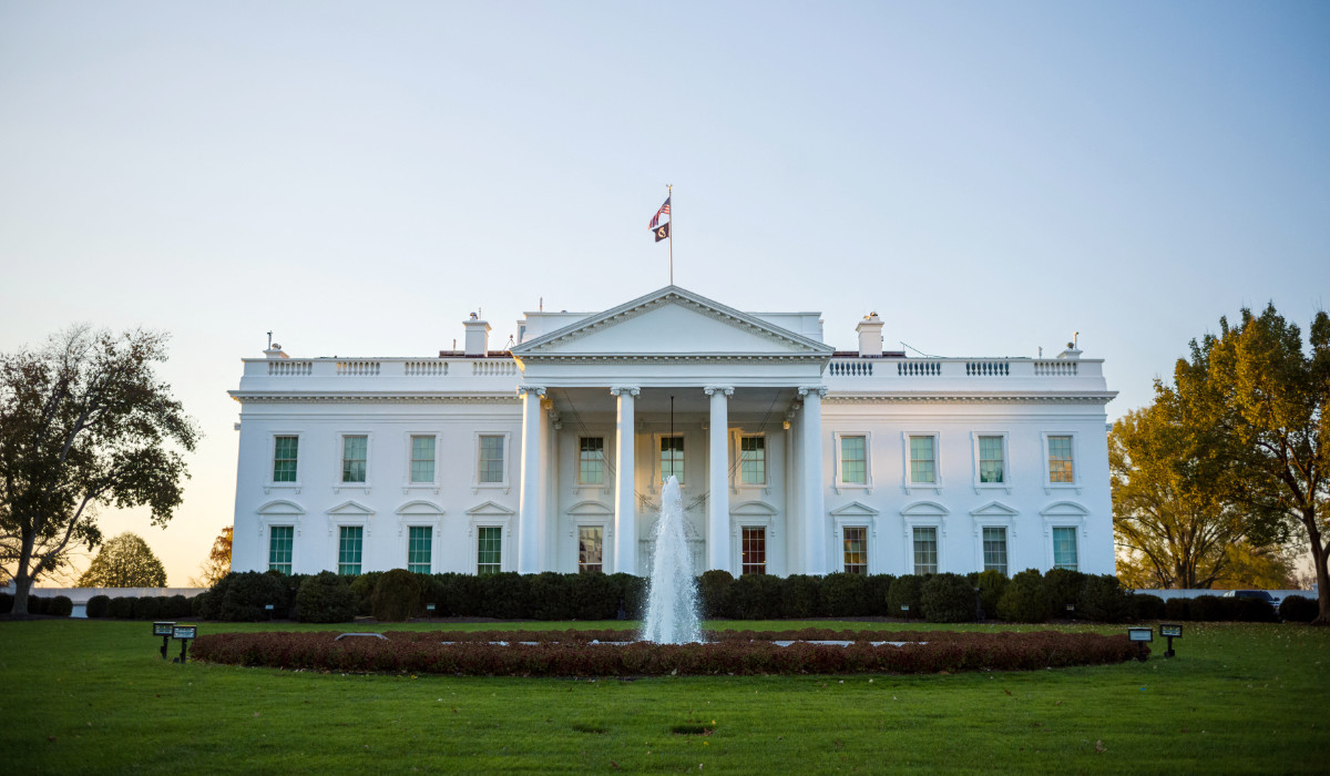 الحديقة الشمالية للبيت الأبيض في واشنطن العاصمة.  (صورة ملف وكالة فرانس برس)