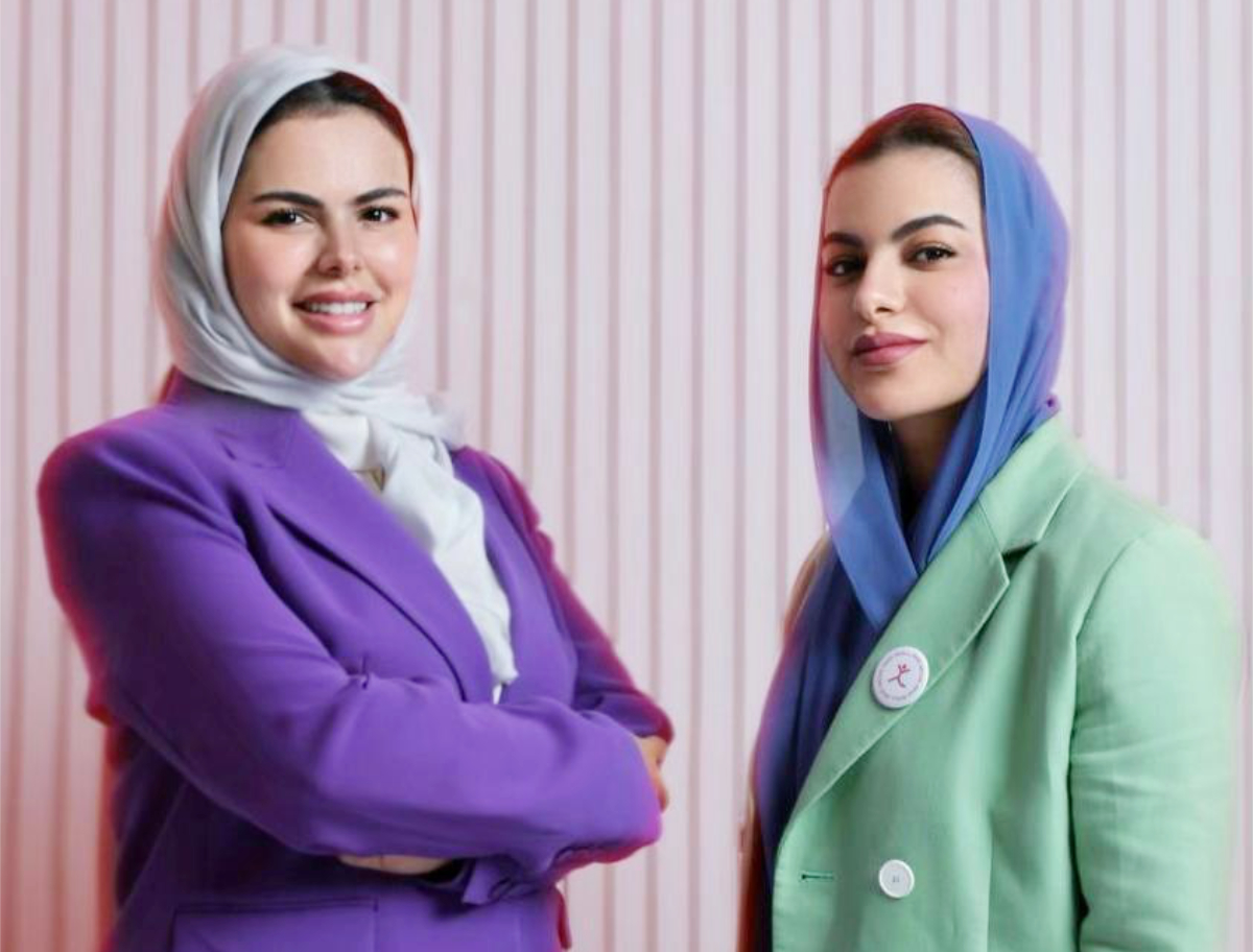 Saudi sisters Yusr and Yara Al-Otaibi are co-founders of Rolly, a brand that aims to create safe spaces and products for individuals to integrate movement into their daily lives. (Supplied)