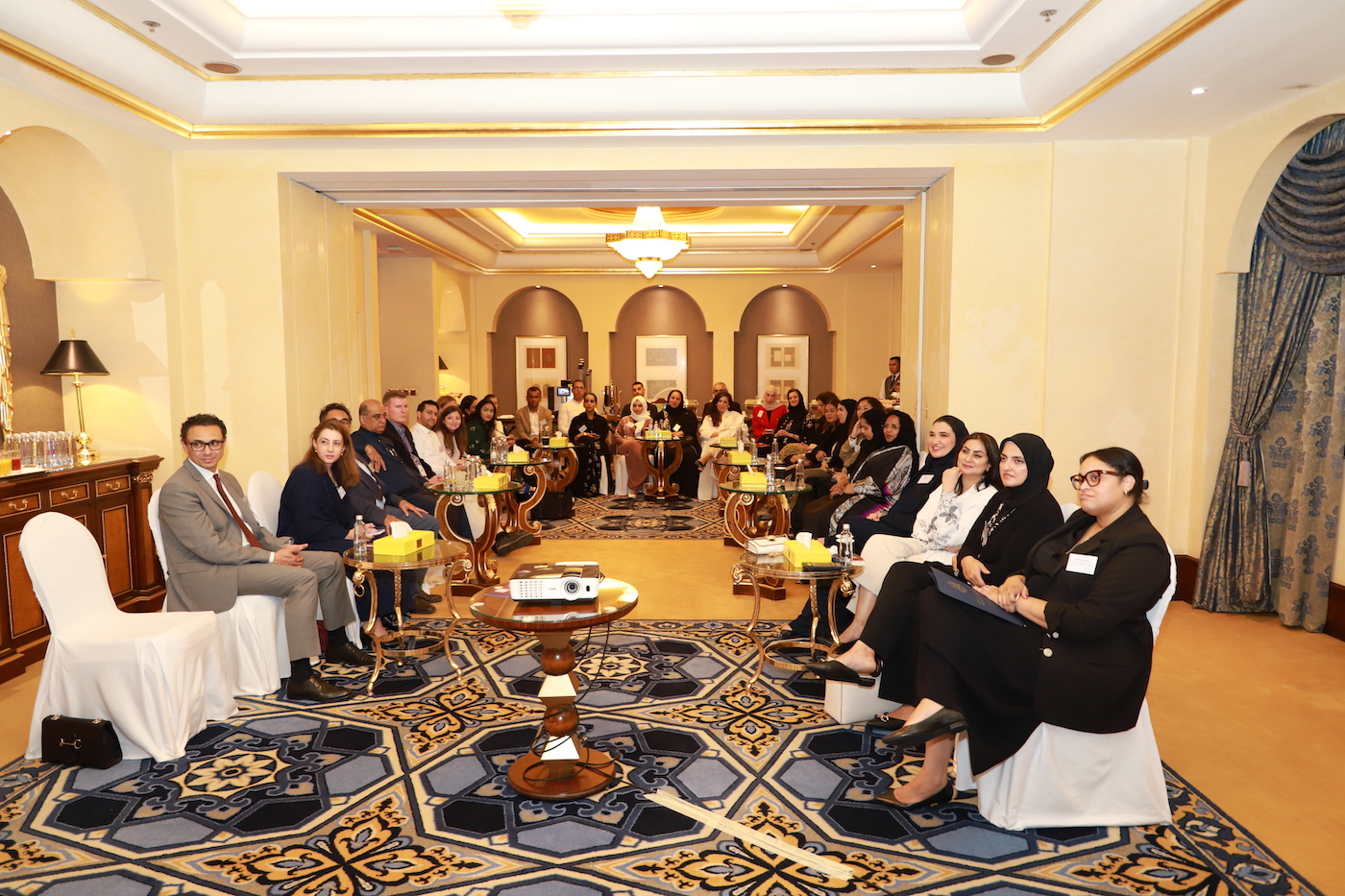 The American Chamber of Commerce in Saudi Arabia recently held a women in business committee reception in Jeddah. (AN photo)