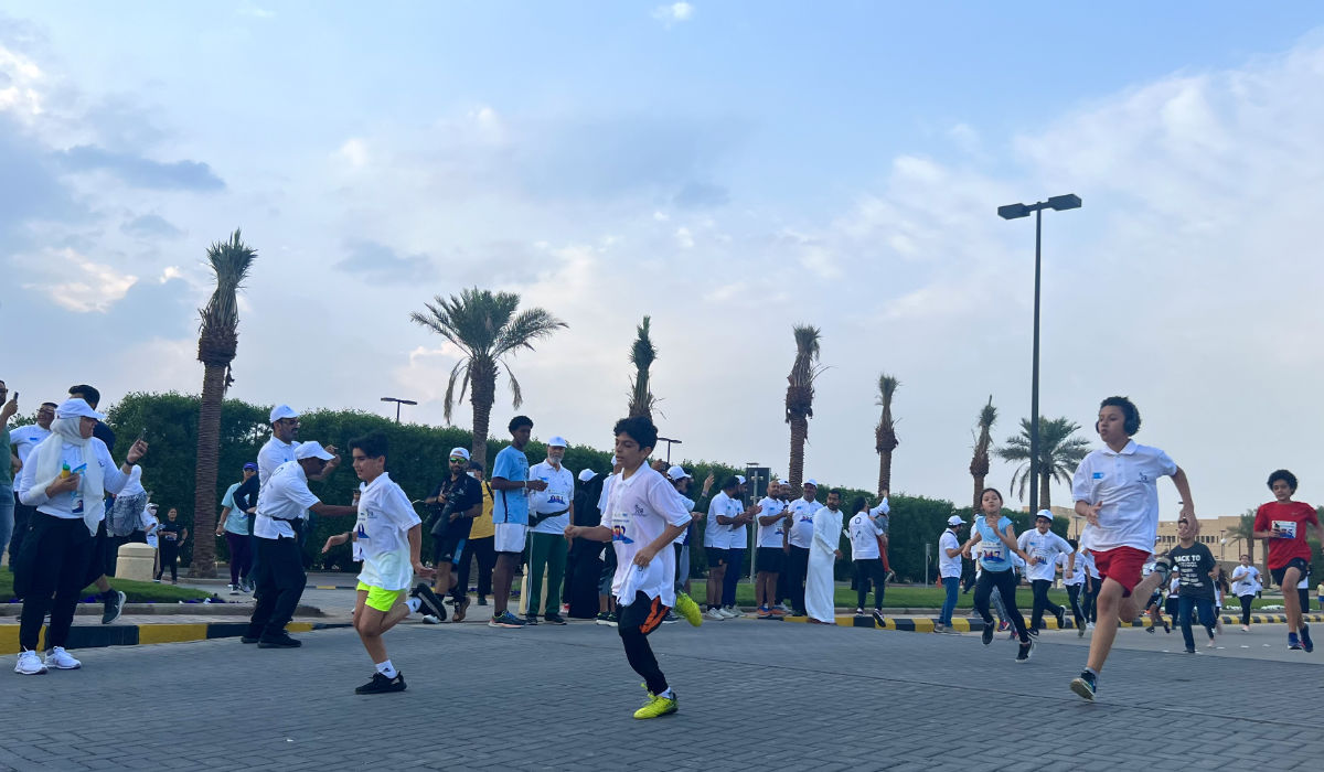 The event was hosted at King Saud University College of Medicine and welcomed participants of all ages to show their support for diabetes care and prevention awareness. (AN photo)